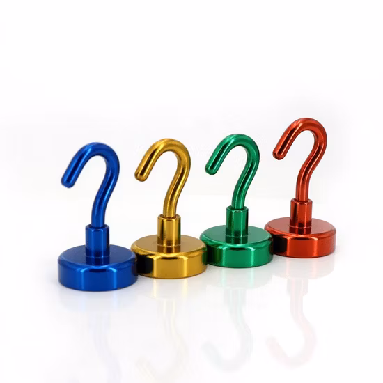 Ganchos magnéticos permanentes NdFeB superfuertes para herramienta de pesca