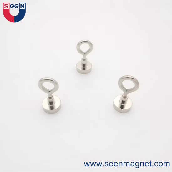 Gancho magnético de ojo de oveja fuerte y potente tipo Y D16mm para herramienta de recogida